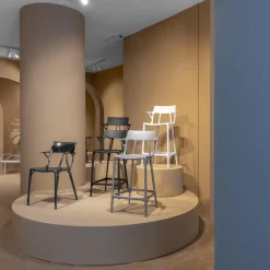 Kartell A.I. Barstol H65 Grå