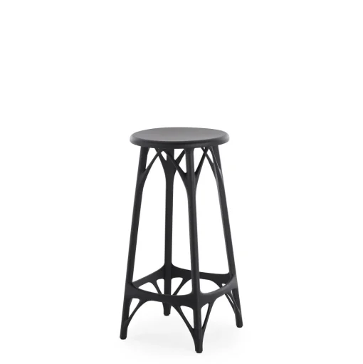 Kartell A.I. Light Skammel H65 Sort