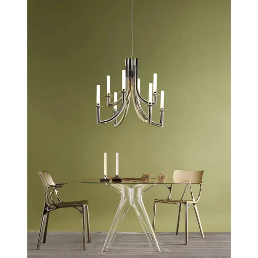 Kartell A.I. Spisebordsstol Bronze