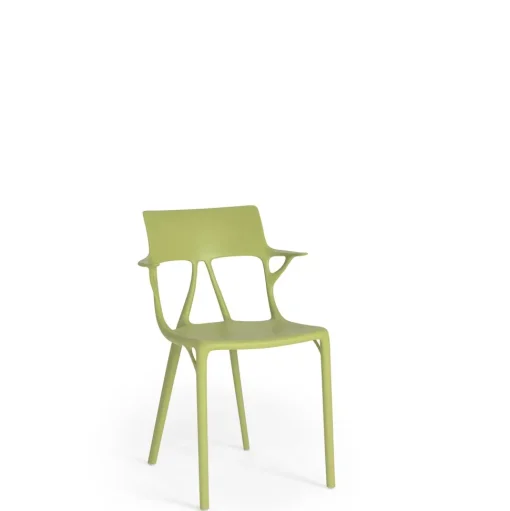 Kartell A.I. Spisebordsstol Grøn