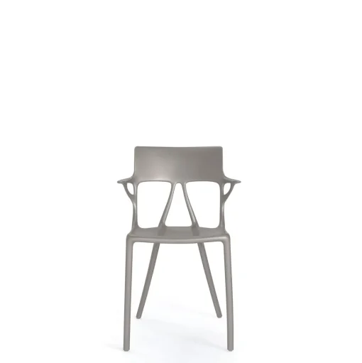 Kartell A.I. Spisebordsstol Grå