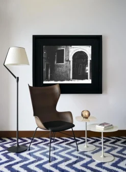 Kartell Angelo Stone Gulvlampe Titanium