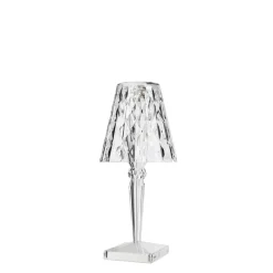 Kartell Big Battery Bordlampe Krystal