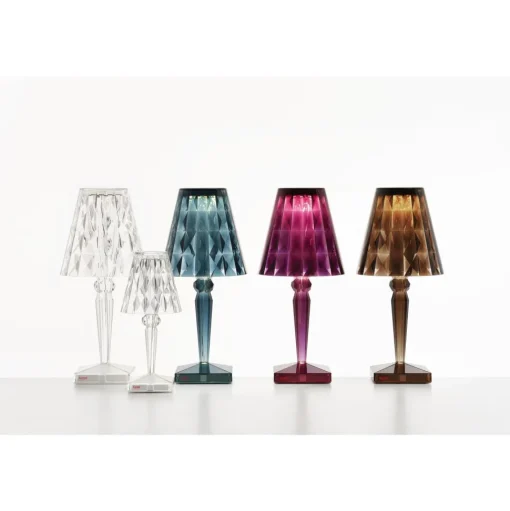 Kartell Big Battery Bordlampe Lilla