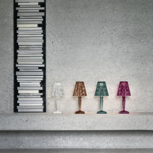 Kartell Big Battery Bordlampe Lilla