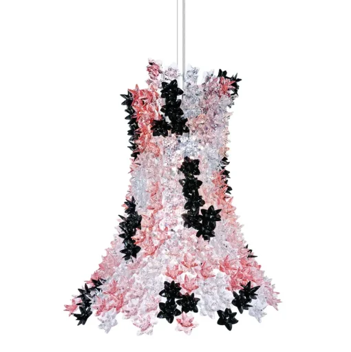 Kartell Bloom Pendel Pink/Sort