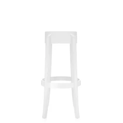 Kartell Charles Ghost Barstol H75 Blank Hvid