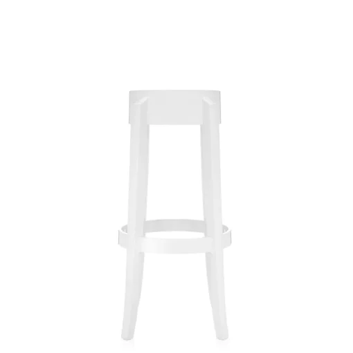 Kartell Charles Ghost Barstol H75 Blank Hvid