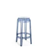 Kartell Charles Ghost Barstol H65 Blå