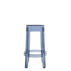 Kartell Charles Ghost Barstol H65 Blå