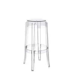 Kartell Charles Ghost Barstol H75 Krystal