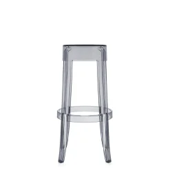 Kartell Charles Ghost Barstol H75 Grå