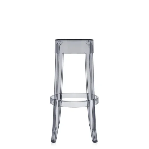 Kartell Charles Ghost Barstol H75 Grå