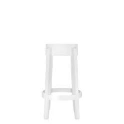 Kartell Charles Ghost Barstol H65 Blank Hvid