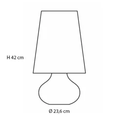 Kartell Cindy Bordlampe Lilla