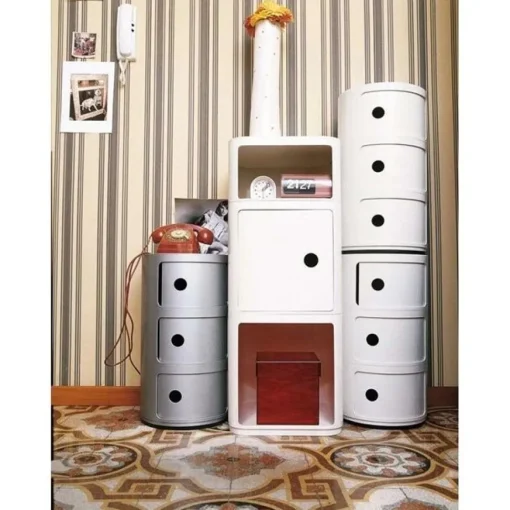 Kartell Componibili 2 Skab Mat Sort