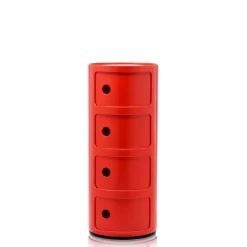 Kartell Componibili 4 Skab Rød