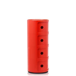 Kartell Componibili 4 Skab Rød