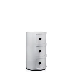 Kartell Componibili 3 Skab Sølv