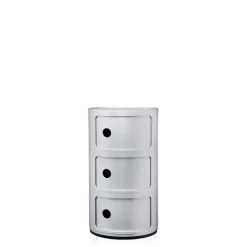 Kartell Componibili 3 Skab Sølv