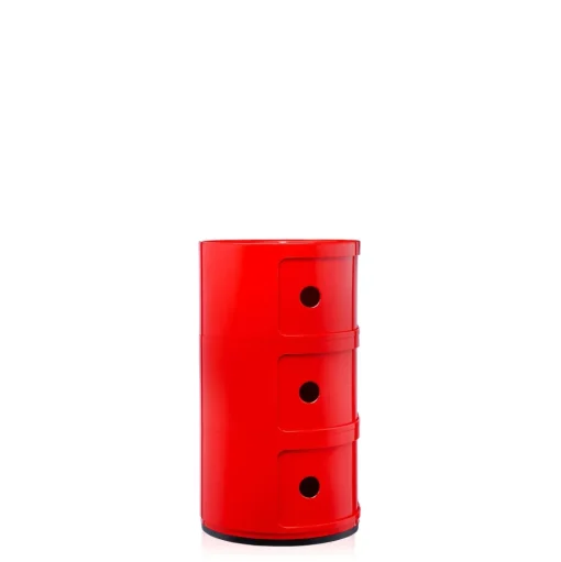 Kartell Componibili 3 Skab Rød
