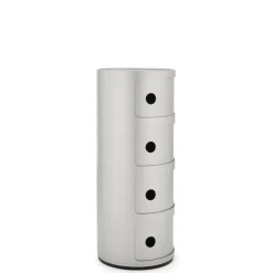 Kartell Componibili 4 Skab Sølv