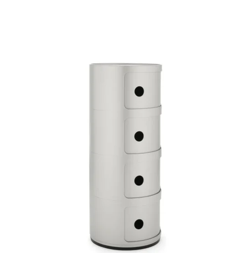 Kartell Componibili 4 Skab Sølv