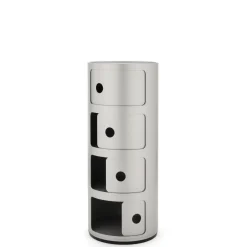 Kartell Componibili 4 Skab Sølv