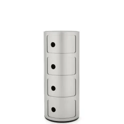 Kartell Componibili 4 Skab Sølv