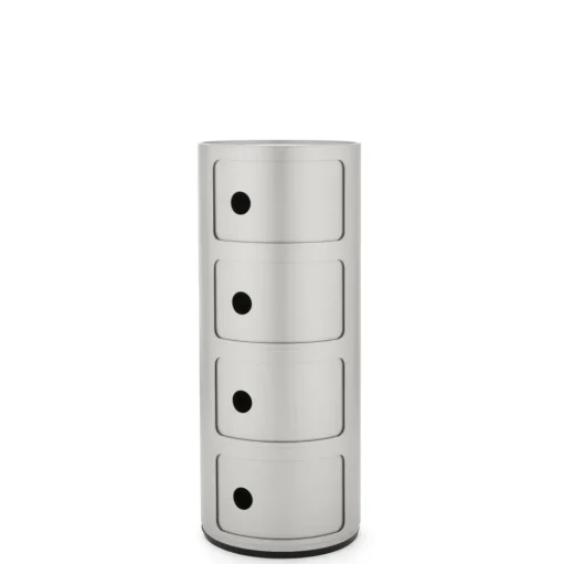 Kartell Componibili 4 Skab Sølv