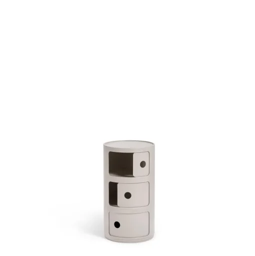 Kartell Componibili 3 Skab Bio Cream