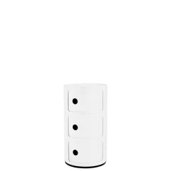 Kartell Componibili 3 Skab Mat Hvid
