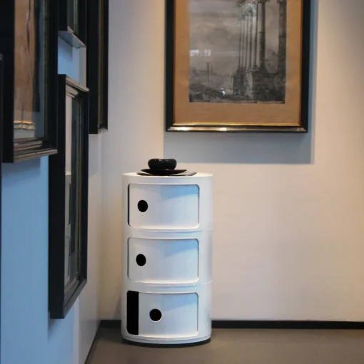 Kartell Componibili 2 Skab Sølv