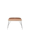 Kartell Earl of Wood Skrivebord Krom/Lys Trá