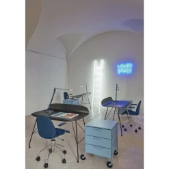 Kartell Earl of Wood Skrivebord Krom/Lys Trá