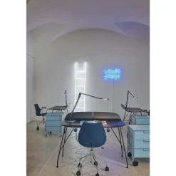 Kartell Earl of Wood Skrivebord Krom/Lys Trá
