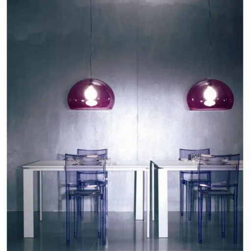 Kartell FL/Y Pendel Blå Lille