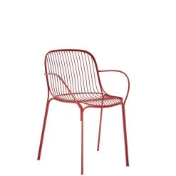 Kartell Hiray Spisebordsstol med Armlán Bordeaux
