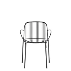 Kartell Hiray Spisebordsstol med Armlán Sort