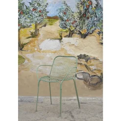 Kartell Hiray Spisebordsstol med Armlán Sort