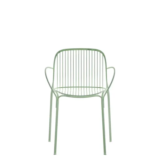 Kartell Hiray Spisebordsstol med Armlán Grøn