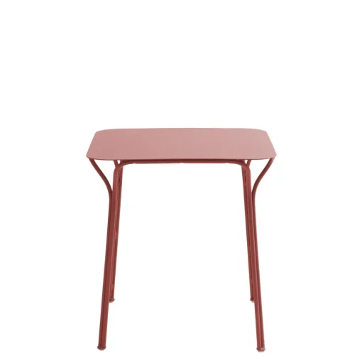 Kartell Hiray Udendørsbord Kvadrat H72 Rust