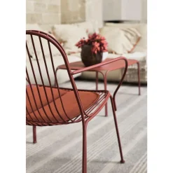 Kartell Hiray Udendørsbord Kvadrat H72 Rust