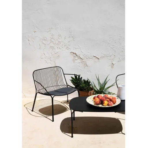 Kartell Hiray Udendørsbord Kvadrat H72 Rust