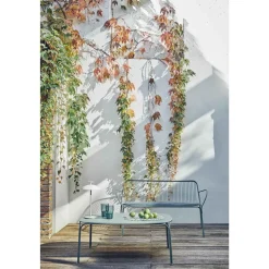 Kartell Hiray Udendørsbord Kvadrat H72 Grøn