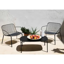 Kartell Hiray Udendørsbord Kvadrat H72 Grøn