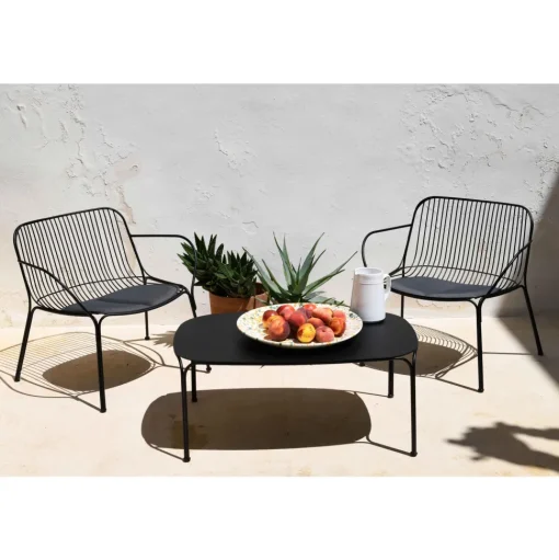 Kartell Hiray Udendørsbord Kvadrat H72 Grøn