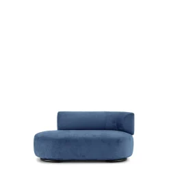 Kartell K-Wait Dormeuse Sofa Højre Blå