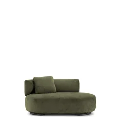 Kartell K-Wait Dormeuse Sofa Venstre Grøn