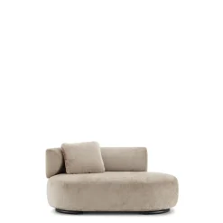 Kartell K-Wait Dormeuse Sofa Venstre Beige